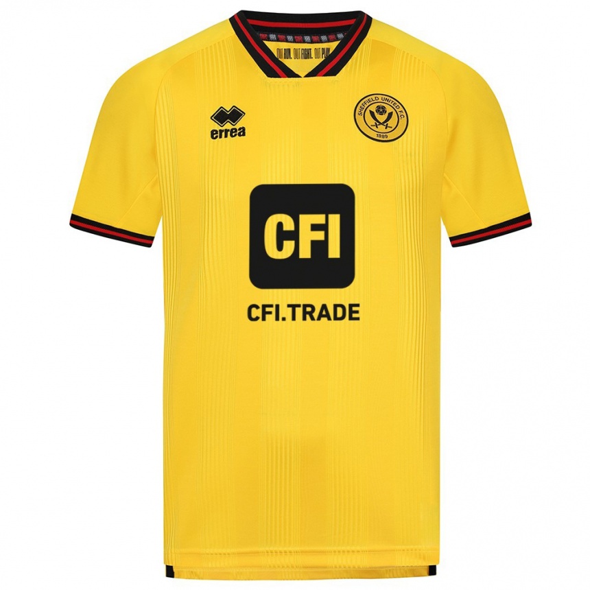 Kinder Fußball William Osula #32 Gelb Auswärtstrikot Trikot 2023/24 T-Shirt Luxemburg