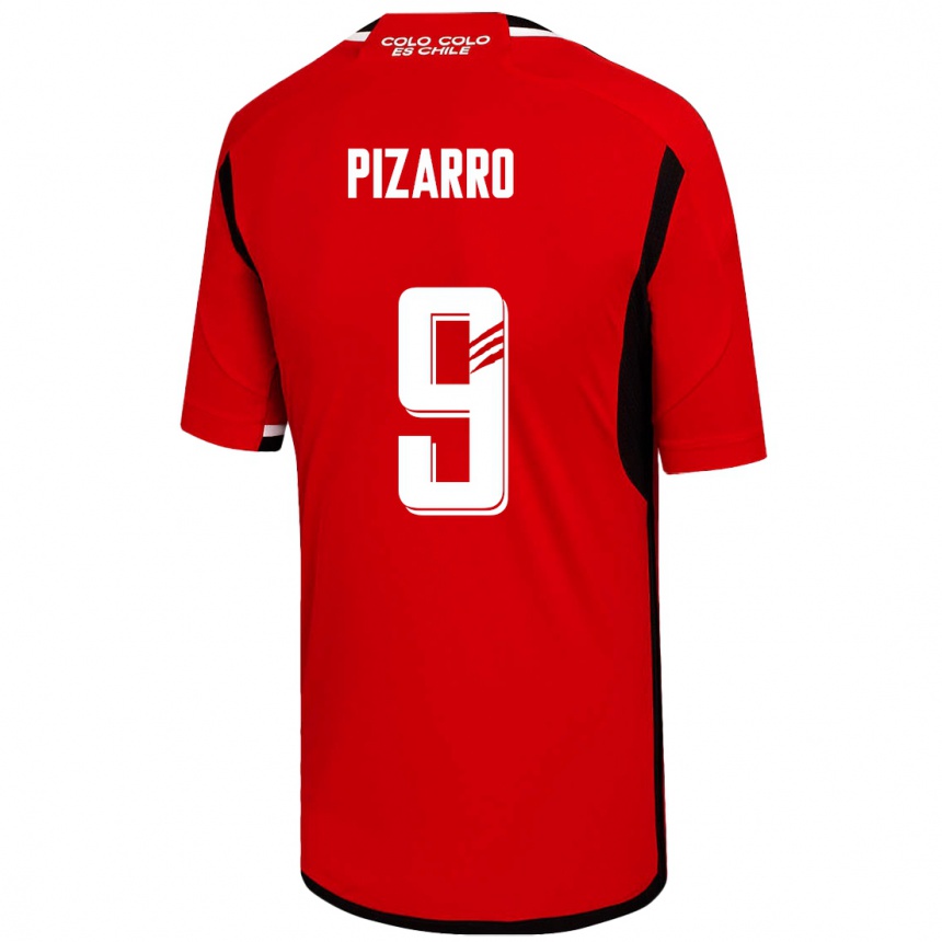 Kinder Fußball Damián Pizarro #9 Rot Auswärtstrikot Trikot 2023/24 T-Shirt Luxemburg
