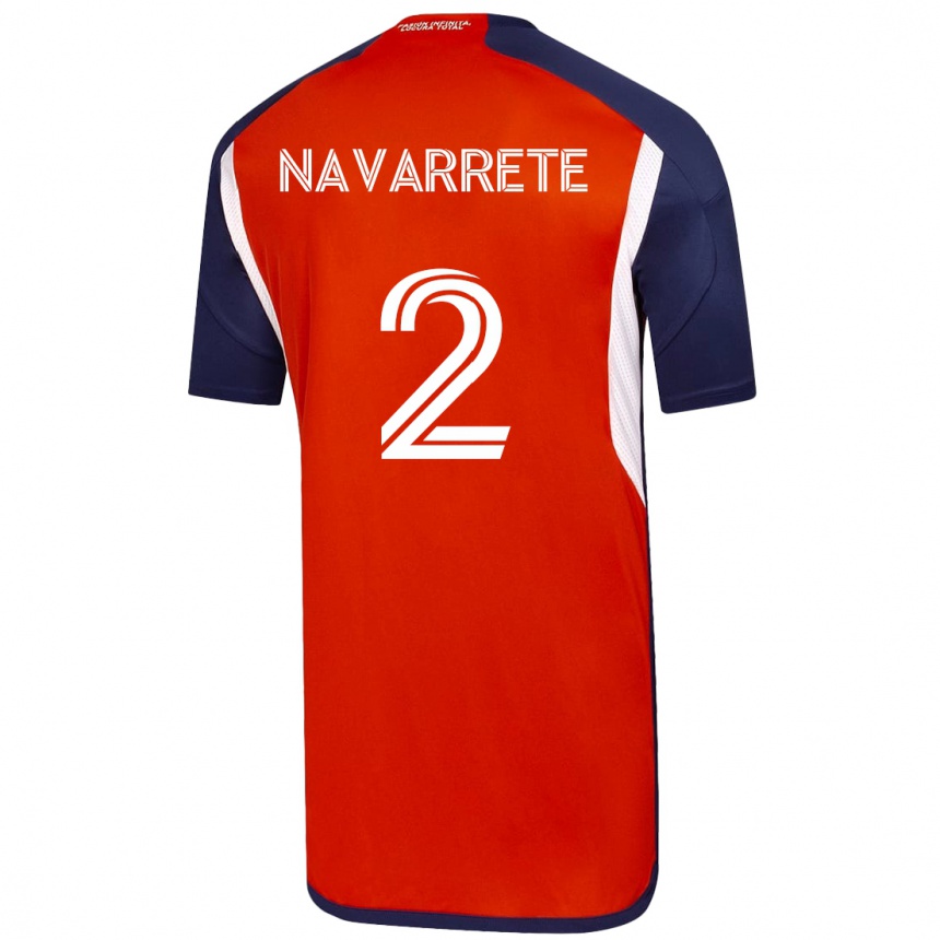Kinder Fußball Daniel Navarrete #2 Weiß Auswärtstrikot Trikot 2023/24 T-Shirt Luxemburg