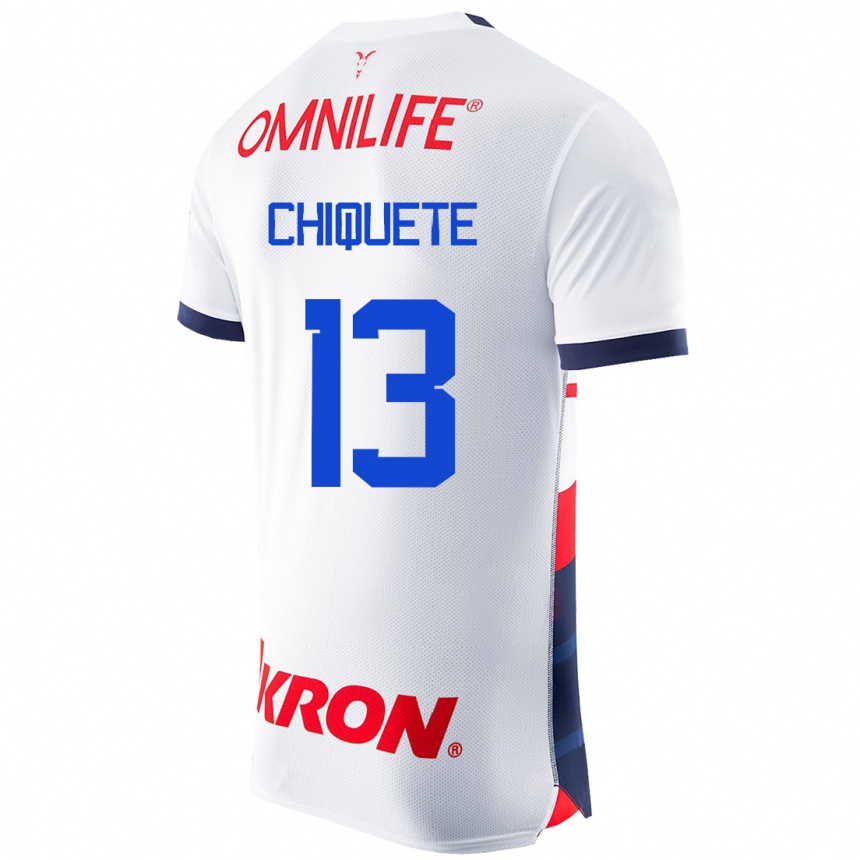 Kinder Fußball Jesús Orozco Chiquete #13 Weiß Auswärtstrikot Trikot 2023/24 T-Shirt Luxemburg
