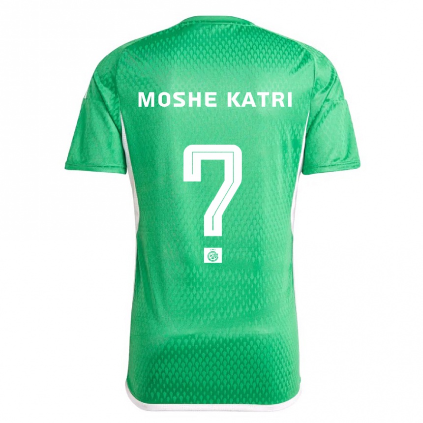 Herren Fußball Roy Moshe Katri #0 Weiß Blau Heimtrikot Trikot 2023/24 T-Shirt Luxemburg