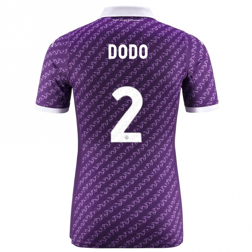 Herren Fußball Dodô #2 Violett Heimtrikot Trikot 2023/24 T-Shirt Luxemburg