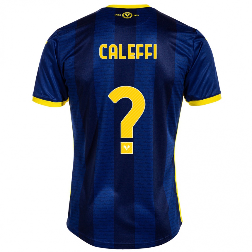 Herren Fußball Andrea Caleffi #0 Marine Heimtrikot Trikot 2023/24 T-Shirt Luxemburg