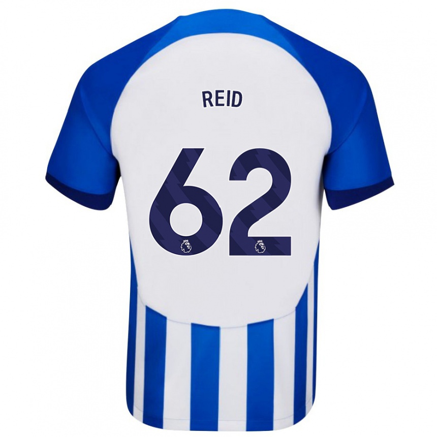 Herren Fußball Tommy Reid #62 Blau Heimtrikot Trikot 2023/24 T-Shirt Luxemburg