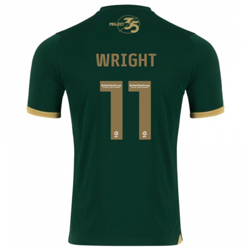 Herren Fußball Callum Wright #11 Grün Heimtrikot Trikot 2023/24 T-Shirt Luxemburg