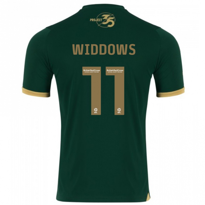 Herren Fußball Jade Widdows #11 Grün Heimtrikot Trikot 2023/24 T-Shirt Luxemburg