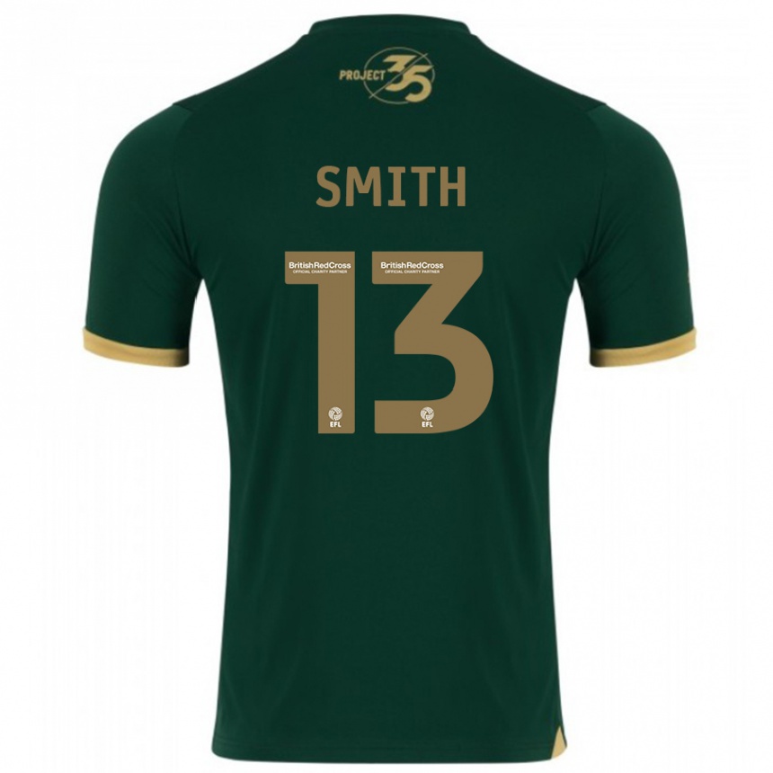 Herren Fußball Grace Smith #13 Grün Heimtrikot Trikot 2023/24 T-Shirt Luxemburg