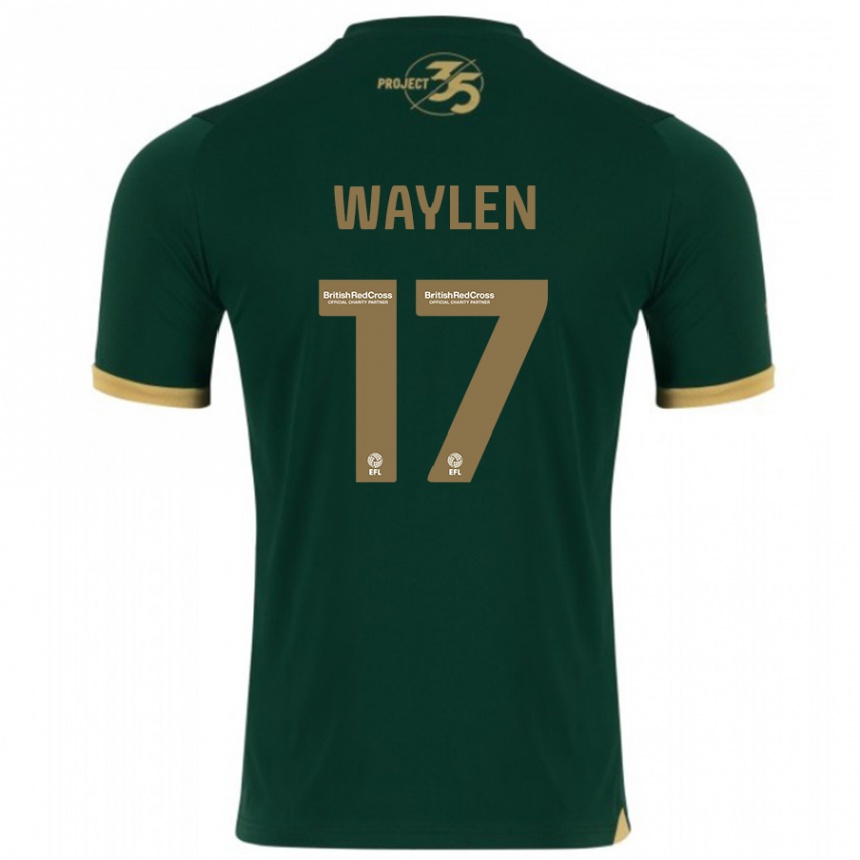 Herren Fußball Libby Waylen #17 Grün Heimtrikot Trikot 2023/24 T-Shirt Luxemburg