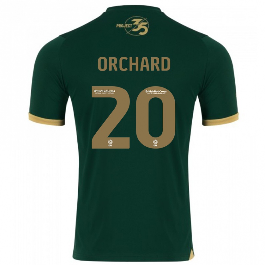 Herren Fußball Fern Orchard #20 Grün Heimtrikot Trikot 2023/24 T-Shirt Luxemburg