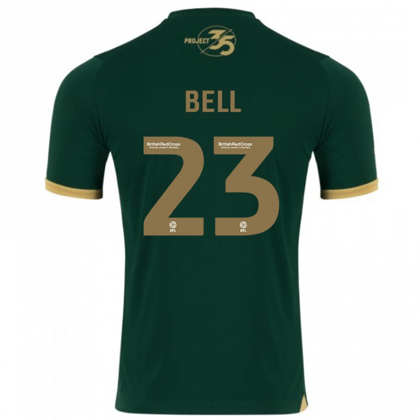 Herren Fußball Katelyn Bell #23 Grün Heimtrikot Trikot 2023/24 T-Shirt Luxemburg