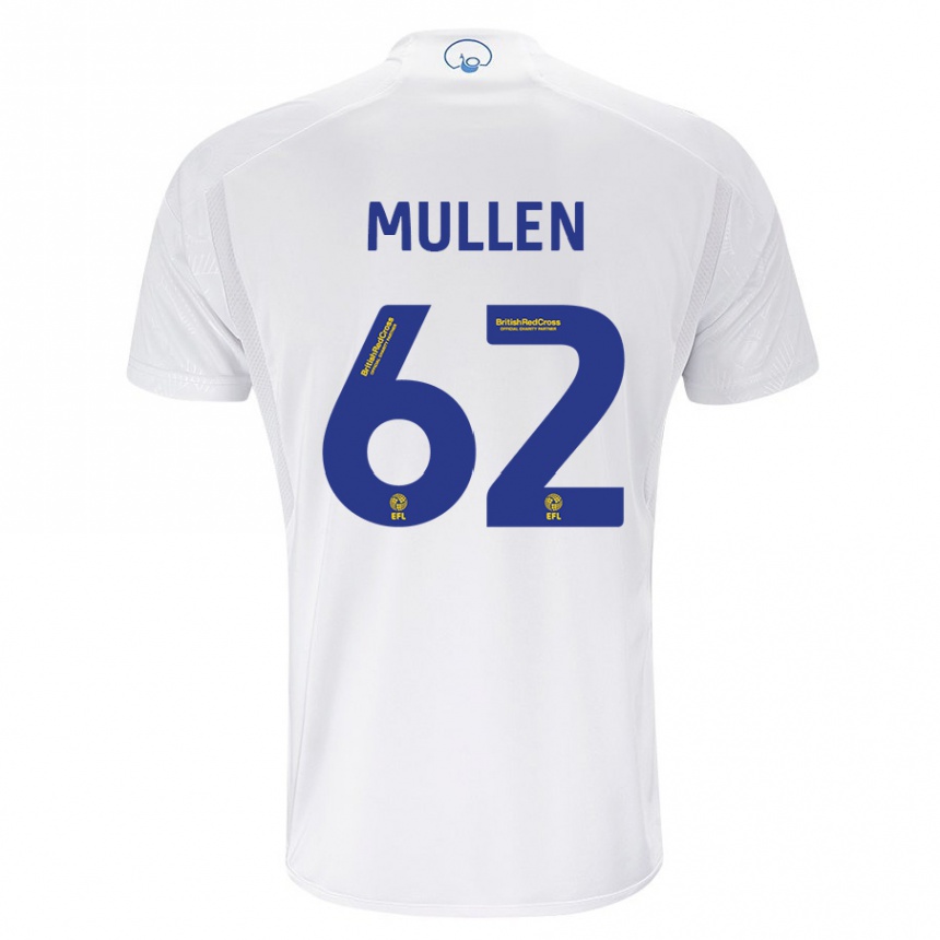Herren Fußball Jeremiah Chilokoa-Mullen #62 Weiß Heimtrikot Trikot 2023/24 T-Shirt Luxemburg
