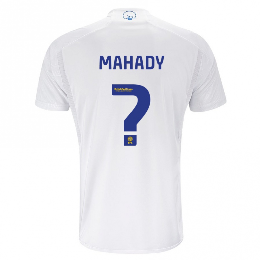 Herren Fußball Rory Mahady #0 Weiß Heimtrikot Trikot 2023/24 T-Shirt Luxemburg