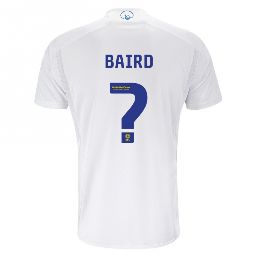 Herren Fußball Alex Baird #0 Weiß Heimtrikot Trikot 2023/24 T-Shirt Luxemburg