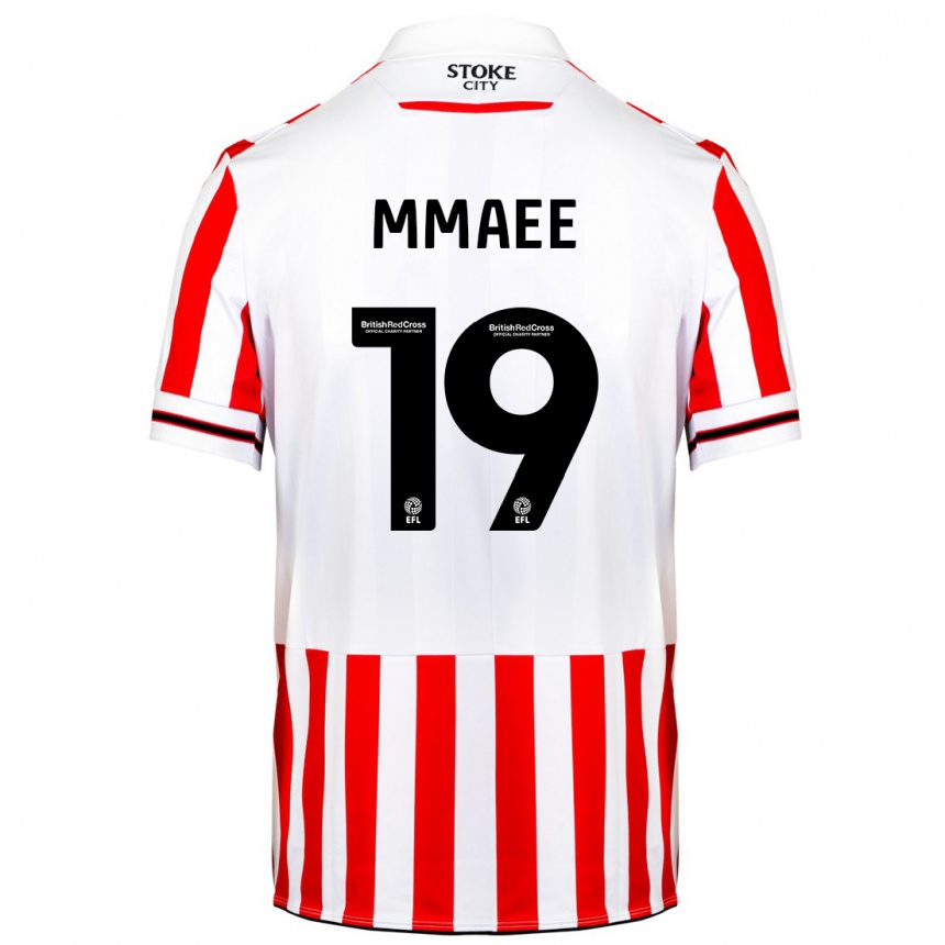 Herren Fußball Ryan Mmaee #19 Rot-Weiss Heimtrikot Trikot 2023/24 T-Shirt Luxemburg