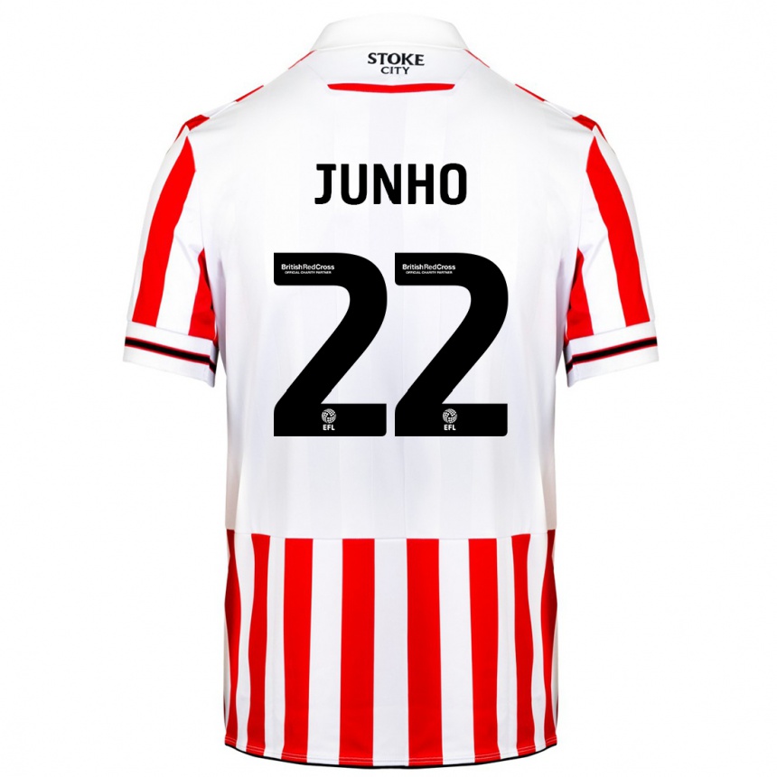 Herren Fußball Joon-Ho Bae #22 Rot-Weiss Heimtrikot Trikot 2023/24 T-Shirt Luxemburg