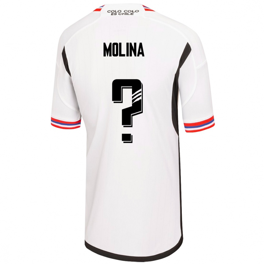 Herren Fußball Byron Molina #0 Weiß Heimtrikot Trikot 2023/24 T-Shirt Luxemburg