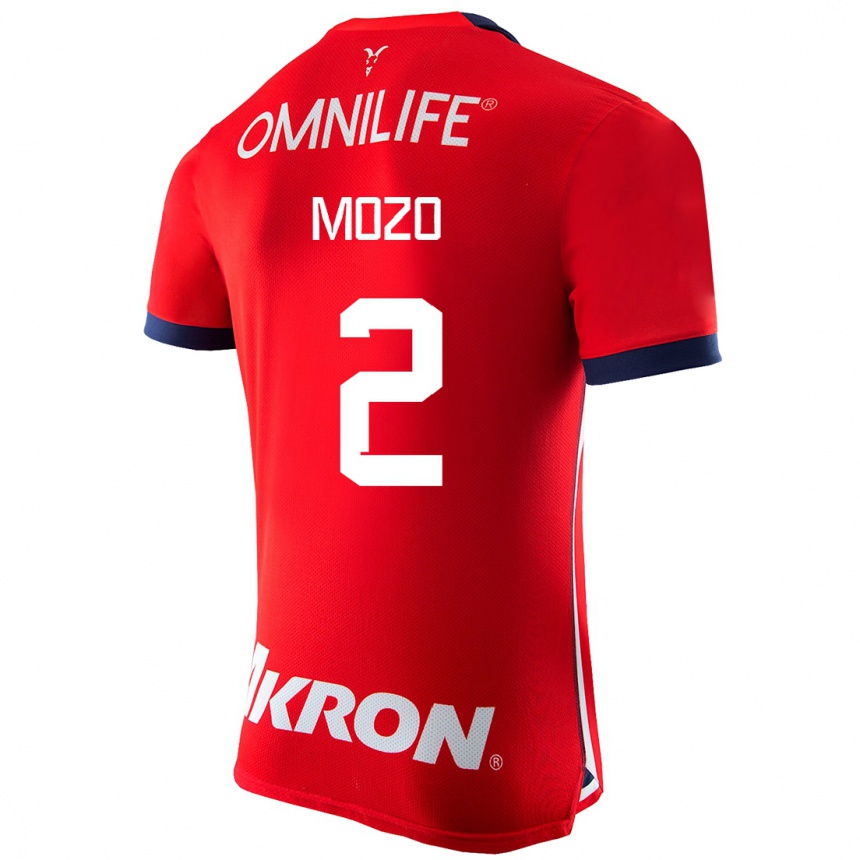 Herren Fußball Alan Mozo #2 Rot Heimtrikot Trikot 2023/24 T-Shirt Luxemburg