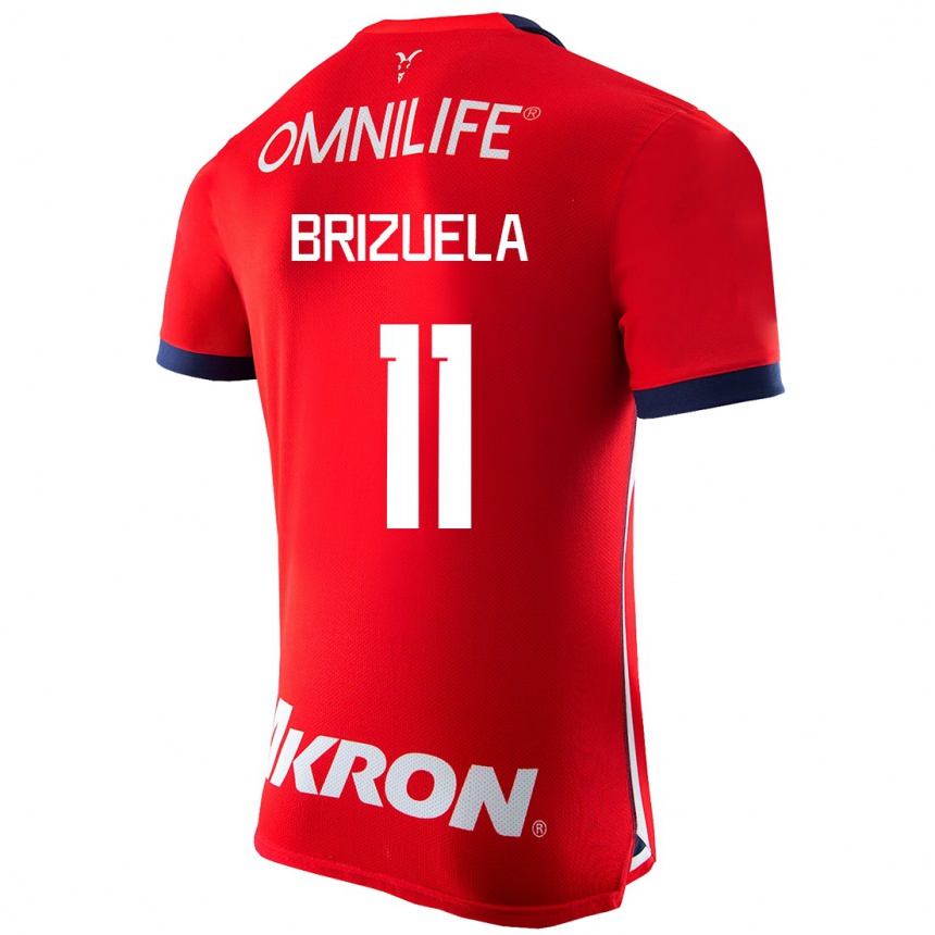 Herren Fußball Isaác Brizuela #11 Rot Heimtrikot Trikot 2023/24 T-Shirt Luxemburg