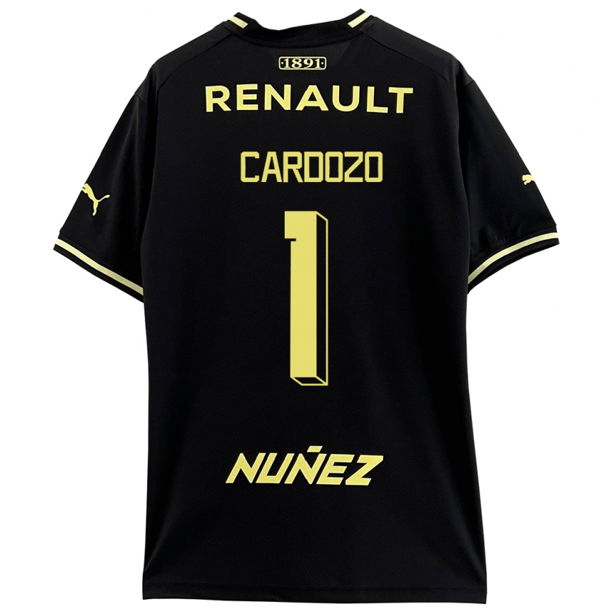 Herren Fußball Thiago Cardozo #1 Schwarz Auswärtstrikot Trikot 2023/24 T-Shirt Luxemburg