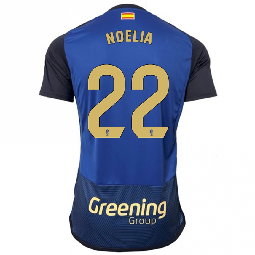 Herren Fußball Noelia Salas Mullens #22 Marine Auswärtstrikot Trikot 2023/24 T-Shirt Luxemburg