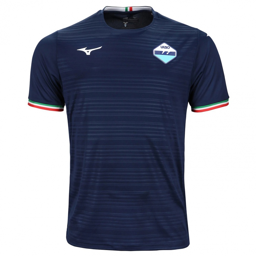 Herren Fußball Luca Pellegrini #3 Marine Auswärtstrikot Trikot 2023/24 T-Shirt Luxemburg