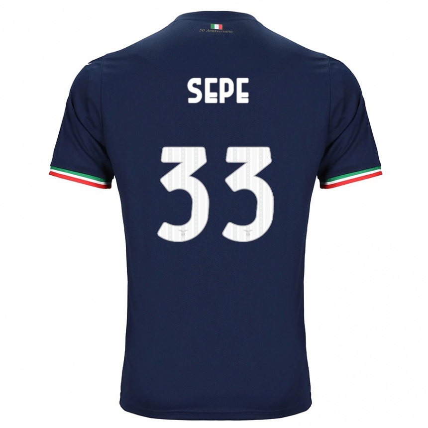 Herren Fußball Luigi Sepe #33 Marine Auswärtstrikot Trikot 2023/24 T-Shirt Luxemburg