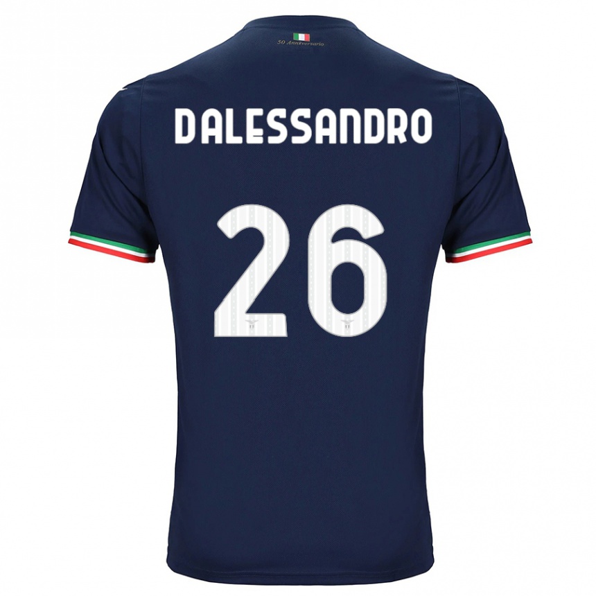 Herren Fußball Mattya D'alessandro #26 Marine Auswärtstrikot Trikot 2023/24 T-Shirt Luxemburg