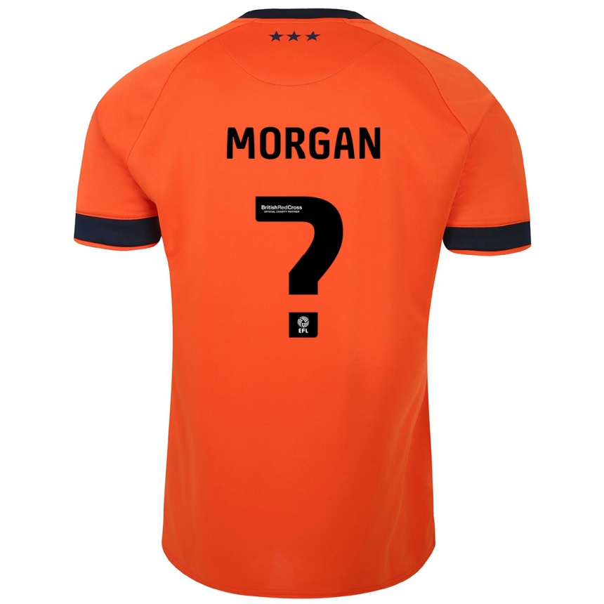 Herren Fußball Rio Oudnie-Morgan #0 Orangefarben Auswärtstrikot Trikot 2023/24 T-Shirt Luxemburg