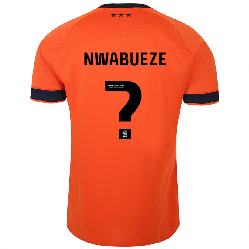 Herren Fußball Jesse Nwabueze #0 Orangefarben Auswärtstrikot Trikot 2023/24 T-Shirt Luxemburg