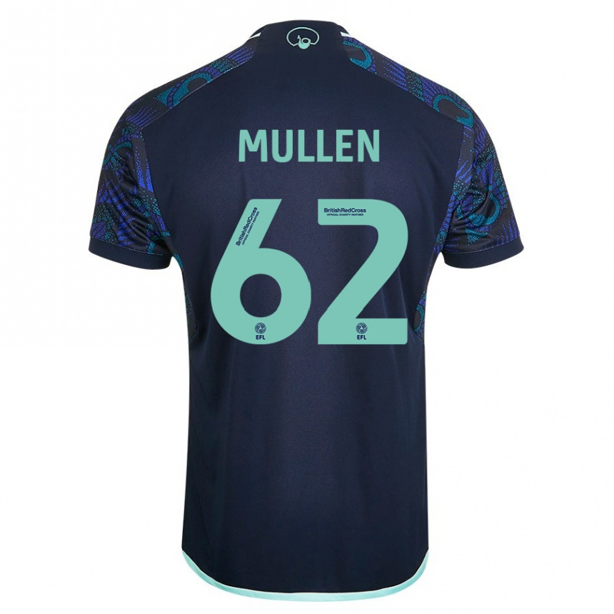 Herren Fußball Jeremiah Chilokoa-Mullen #62 Blau Auswärtstrikot Trikot 2023/24 T-Shirt Luxemburg