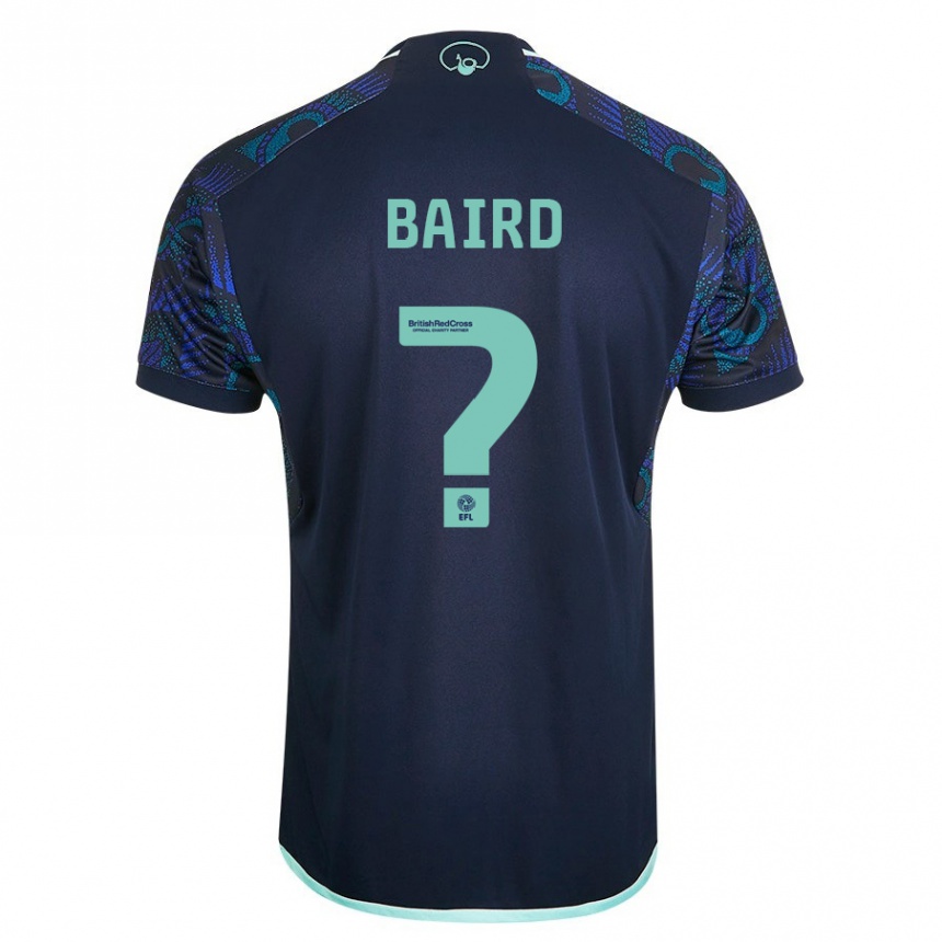 Herren Fußball Alex Baird #0 Blau Auswärtstrikot Trikot 2023/24 T-Shirt Luxemburg