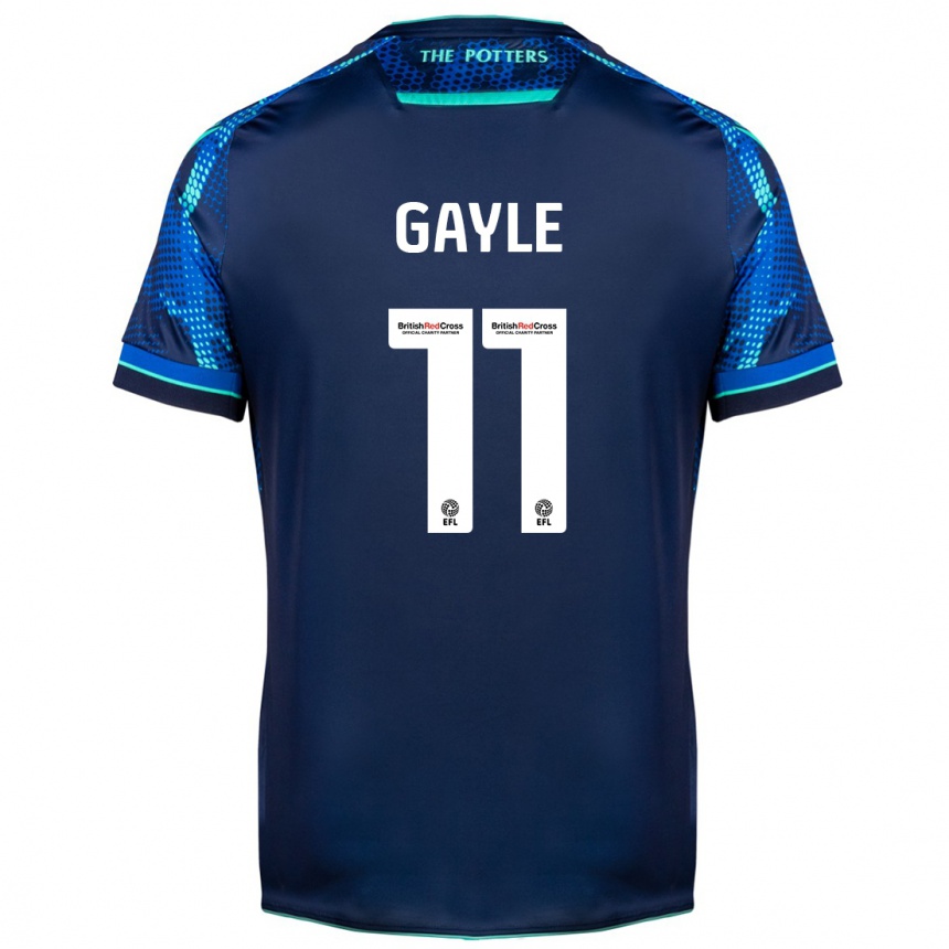 Herren Fußball Dwight Gayle #11 Marine Auswärtstrikot Trikot 2023/24 T-Shirt Luxemburg