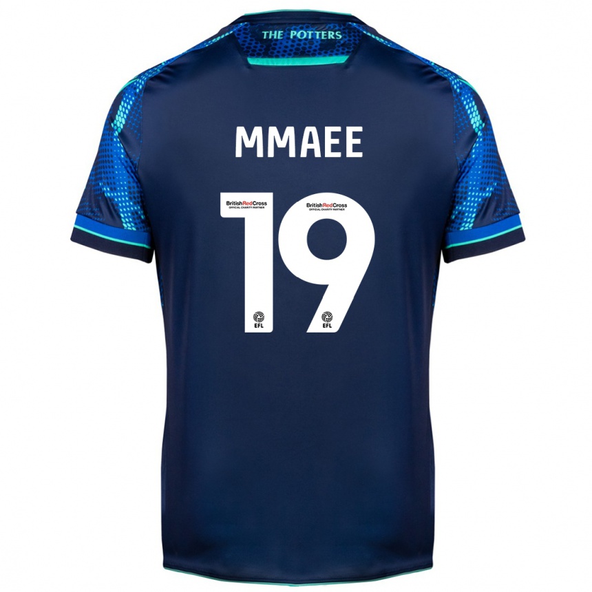 Herren Fußball Ryan Mmaee #19 Marine Auswärtstrikot Trikot 2023/24 T-Shirt Luxemburg