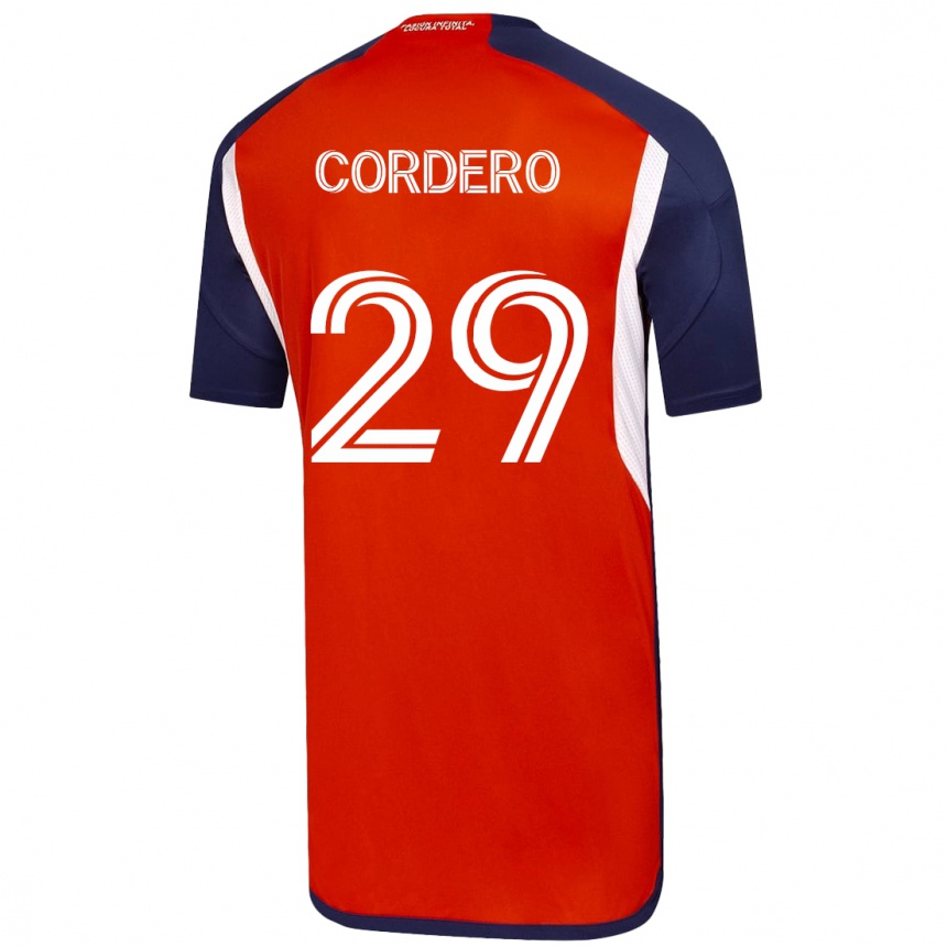 Herren Fußball Renato Cordero #29 Weiß Auswärtstrikot Trikot 2023/24 T-Shirt Luxemburg