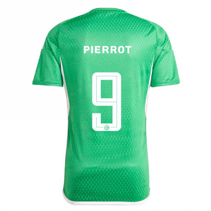 Damen Fußball Frantzdy Pierrot #9 Weiß Blau Heimtrikot Trikot 2023/24 T-Shirt Luxemburg