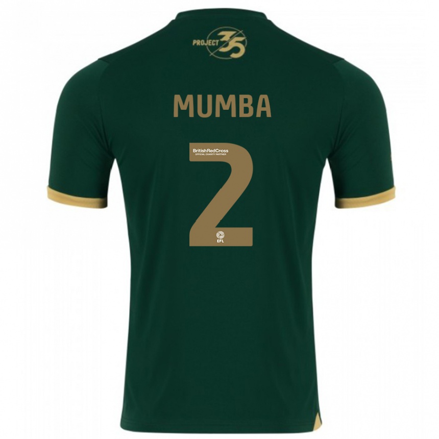 Damen Fußball Bali Mumba #2 Grün Heimtrikot Trikot 2023/24 T-Shirt Luxemburg