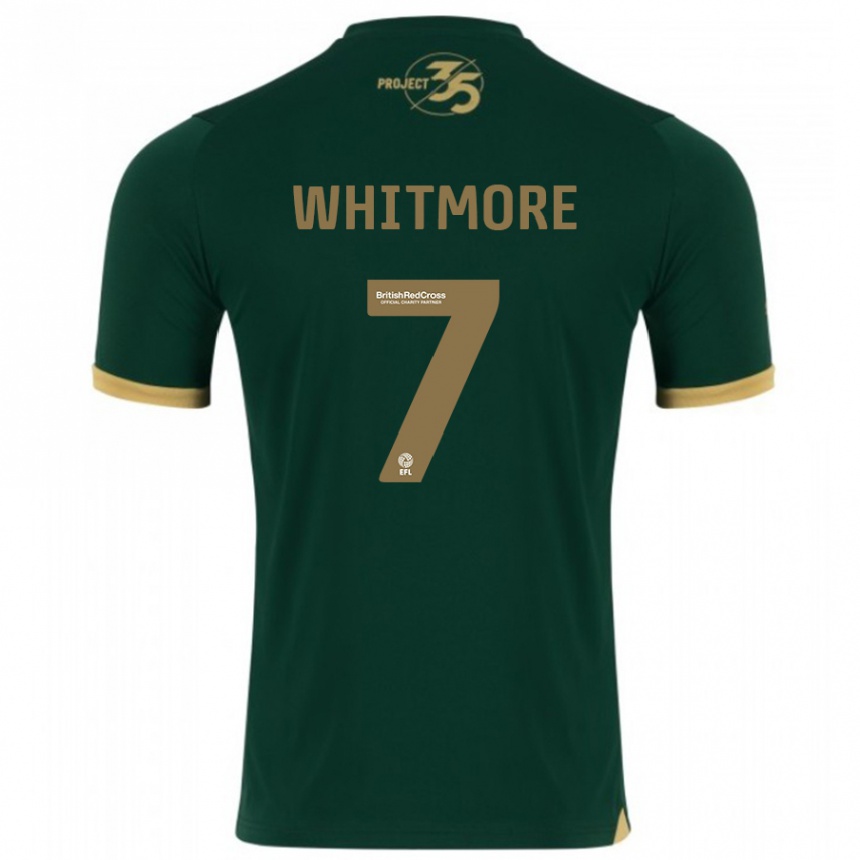 Damen Fußball Charlotte Whitmore #7 Grün Heimtrikot Trikot 2023/24 T-Shirt Luxemburg