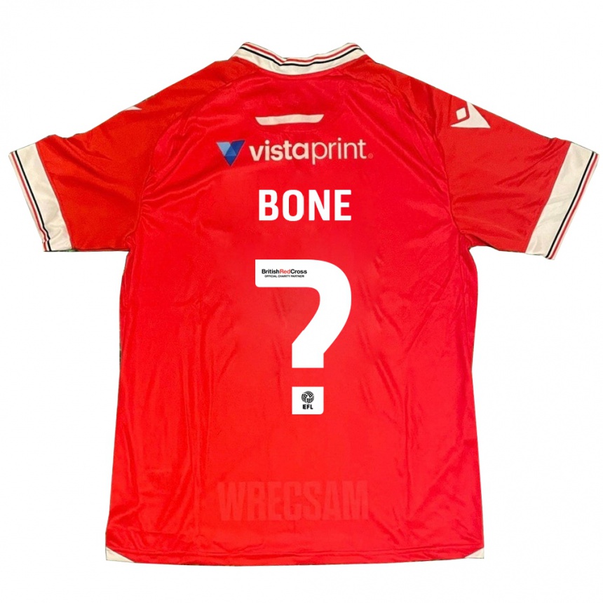 Damen Fußball Kai Bone #0 Rot Heimtrikot Trikot 2023/24 T-Shirt Luxemburg
