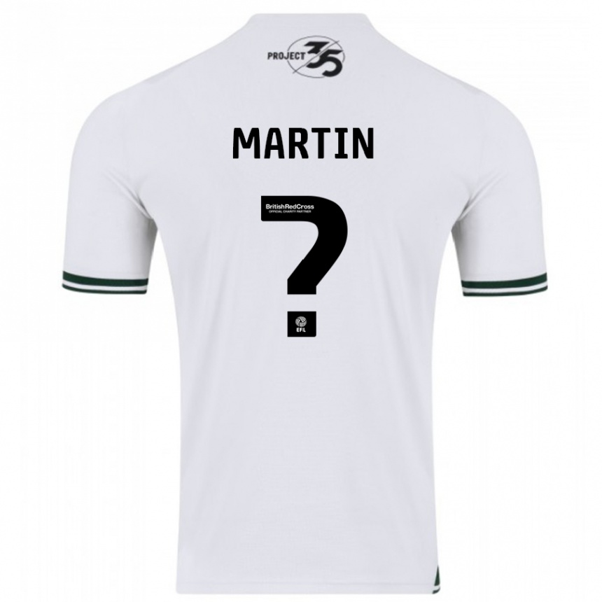Damen Fußball Matthew Martin #0 Weiß Auswärtstrikot Trikot 2023/24 T-Shirt Luxemburg