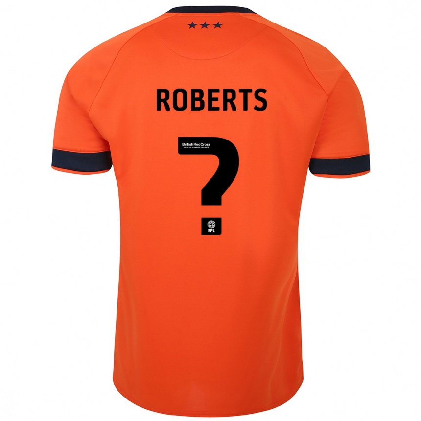 Damen Fußball Mathaeus Roberts #0 Orangefarben Auswärtstrikot Trikot 2023/24 T-Shirt Luxemburg