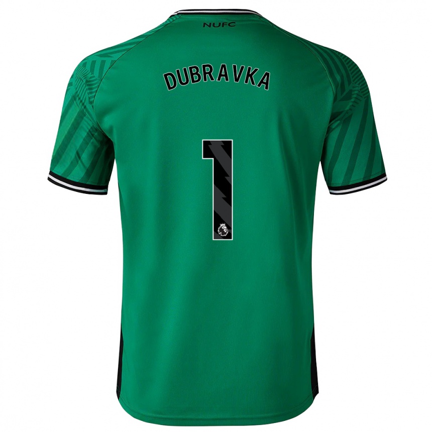 Damen Fußball Martin Dúbravka #1 Grün Auswärtstrikot Trikot 2023/24 T-Shirt Luxemburg