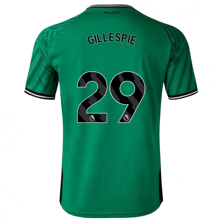 Damen Fußball Mark Gillespie #29 Grün Auswärtstrikot Trikot 2023/24 T-Shirt Luxemburg