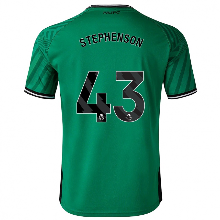 Damen Fußball Dylan Stephenson #43 Grün Auswärtstrikot Trikot 2023/24 T-Shirt Luxemburg