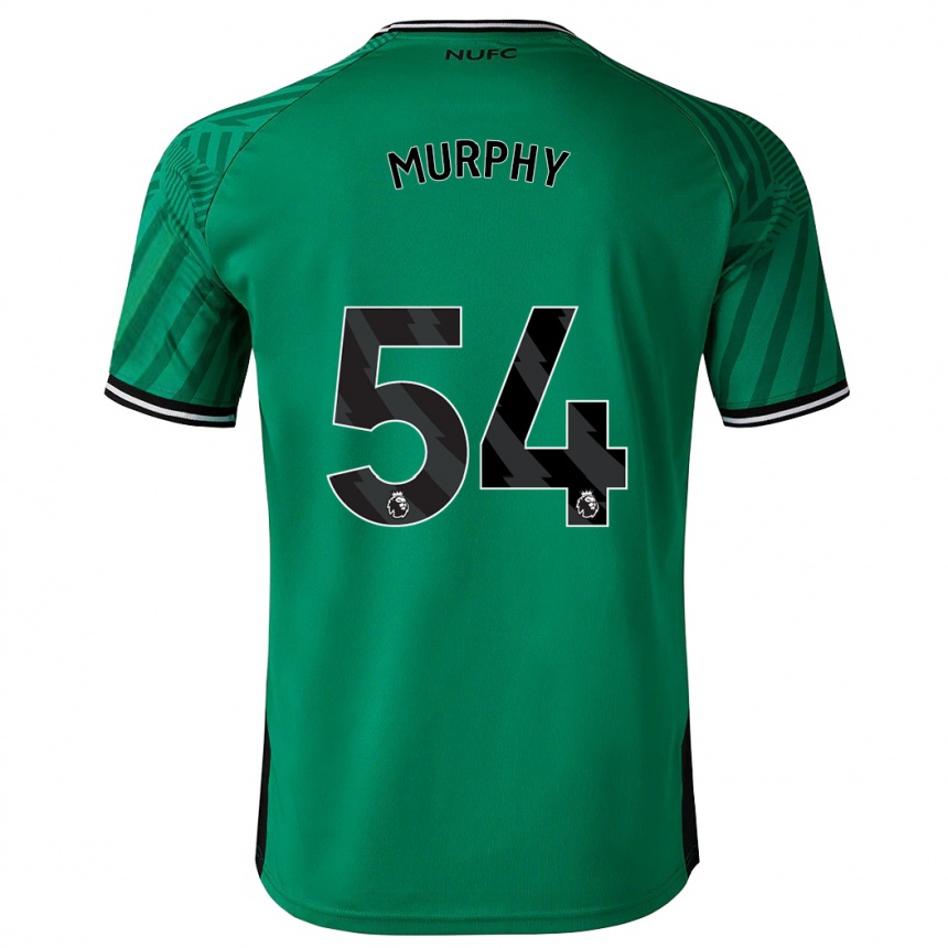 Damen Fußball Alex Murphy #54 Grün Auswärtstrikot Trikot 2023/24 T-Shirt Luxemburg