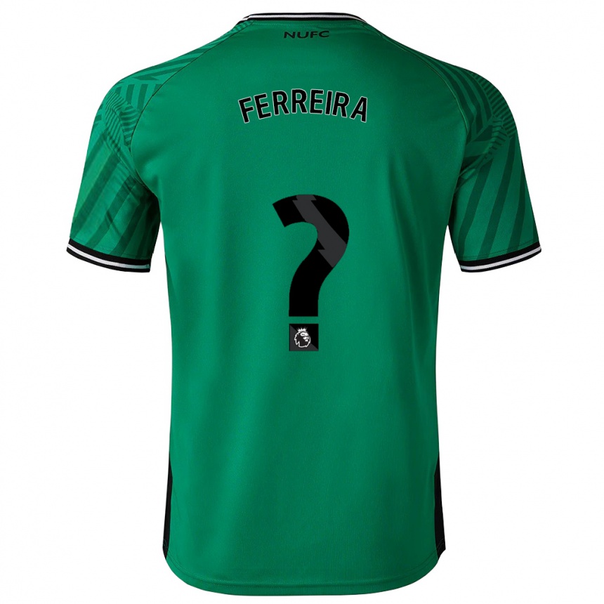 Damen Fußball Matheos Ferreira #0 Grün Auswärtstrikot Trikot 2023/24 T-Shirt Luxemburg