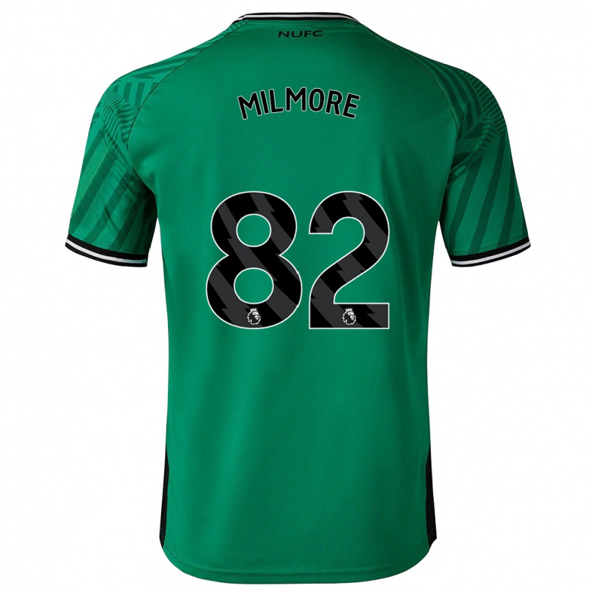 Damen Fußball Carter Milmore #82 Grün Auswärtstrikot Trikot 2023/24 T-Shirt Luxemburg