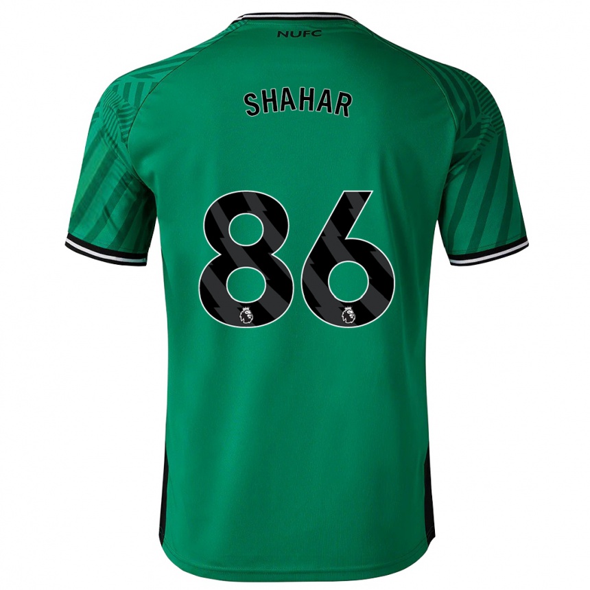 Damen Fußball Leo Shahar #86 Grün Auswärtstrikot Trikot 2023/24 T-Shirt Luxemburg