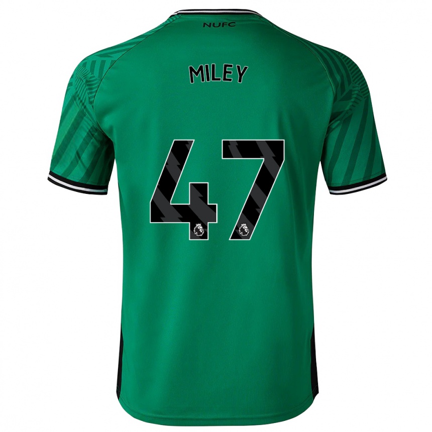 Damen Fußball Jamie Miley #47 Grün Auswärtstrikot Trikot 2023/24 T-Shirt Luxemburg