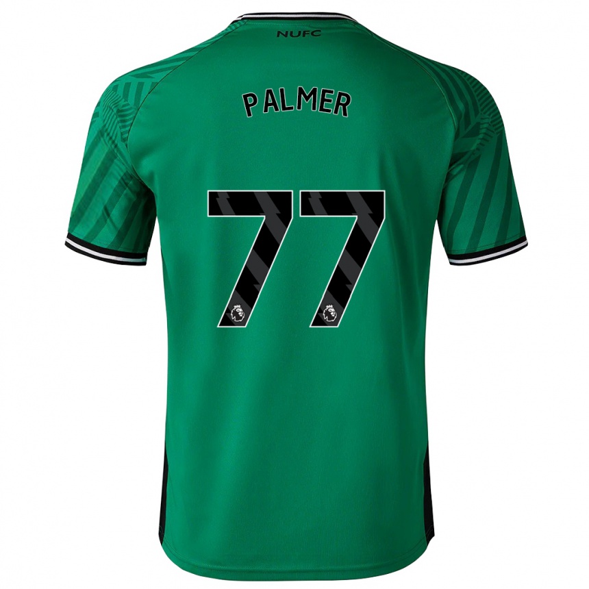 Damen Fußball Darren Palmer #77 Grün Auswärtstrikot Trikot 2023/24 T-Shirt Luxemburg