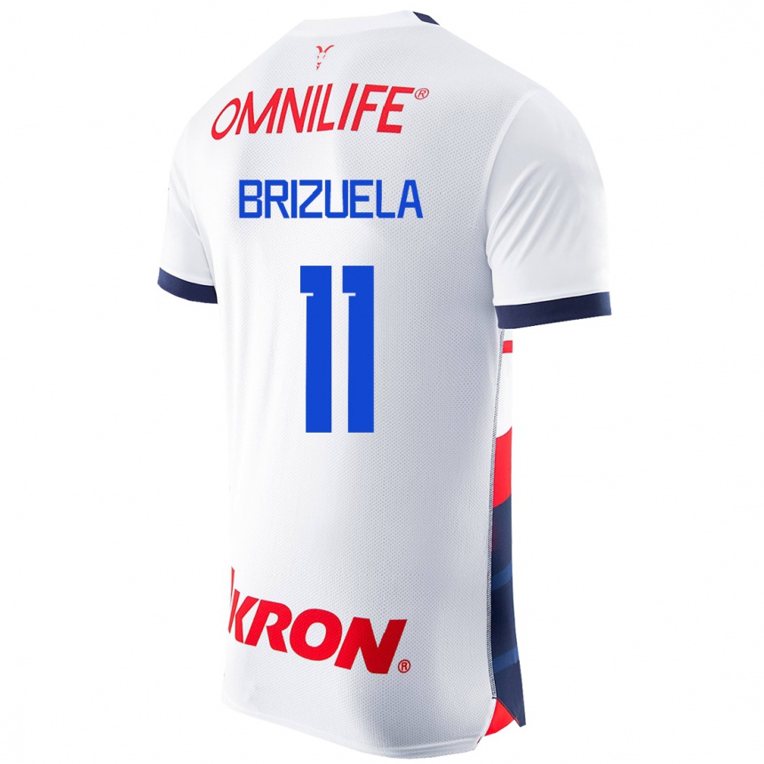 Damen Fußball Isaác Brizuela #11 Weiß Auswärtstrikot Trikot 2023/24 T-Shirt Luxemburg